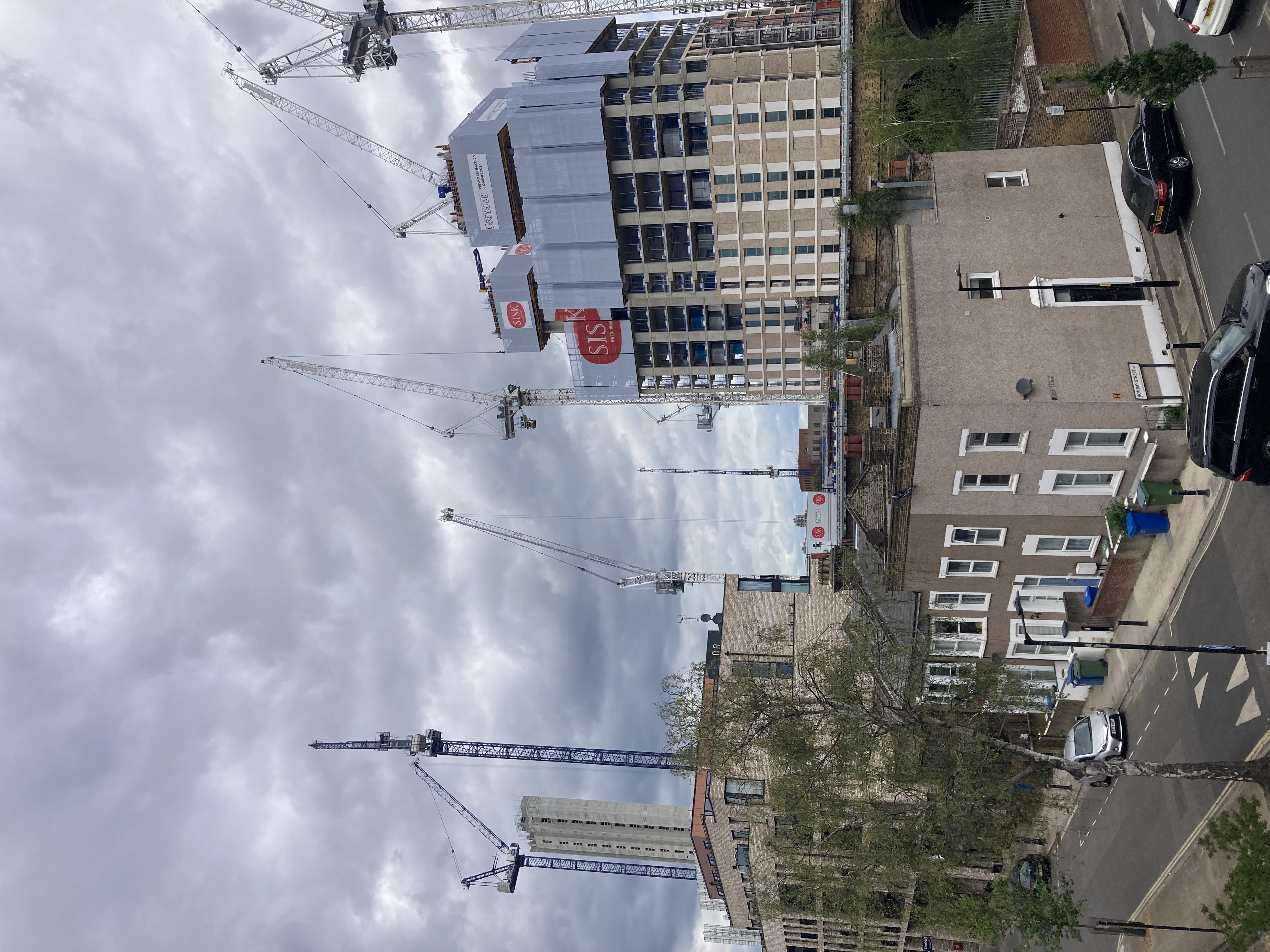Construction cranes